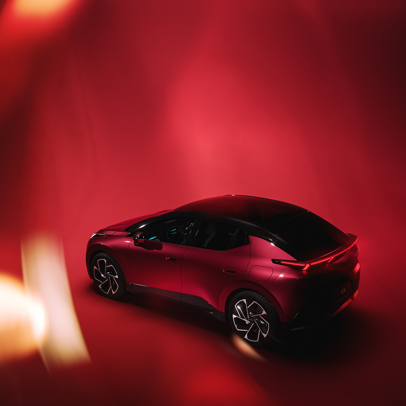 vehicle，automobile，Lynk&Co 02，design sketch，