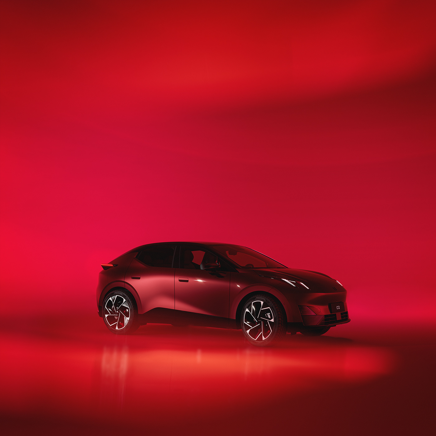 vehicle，automobile，Lynk&Co 02，design sketch，