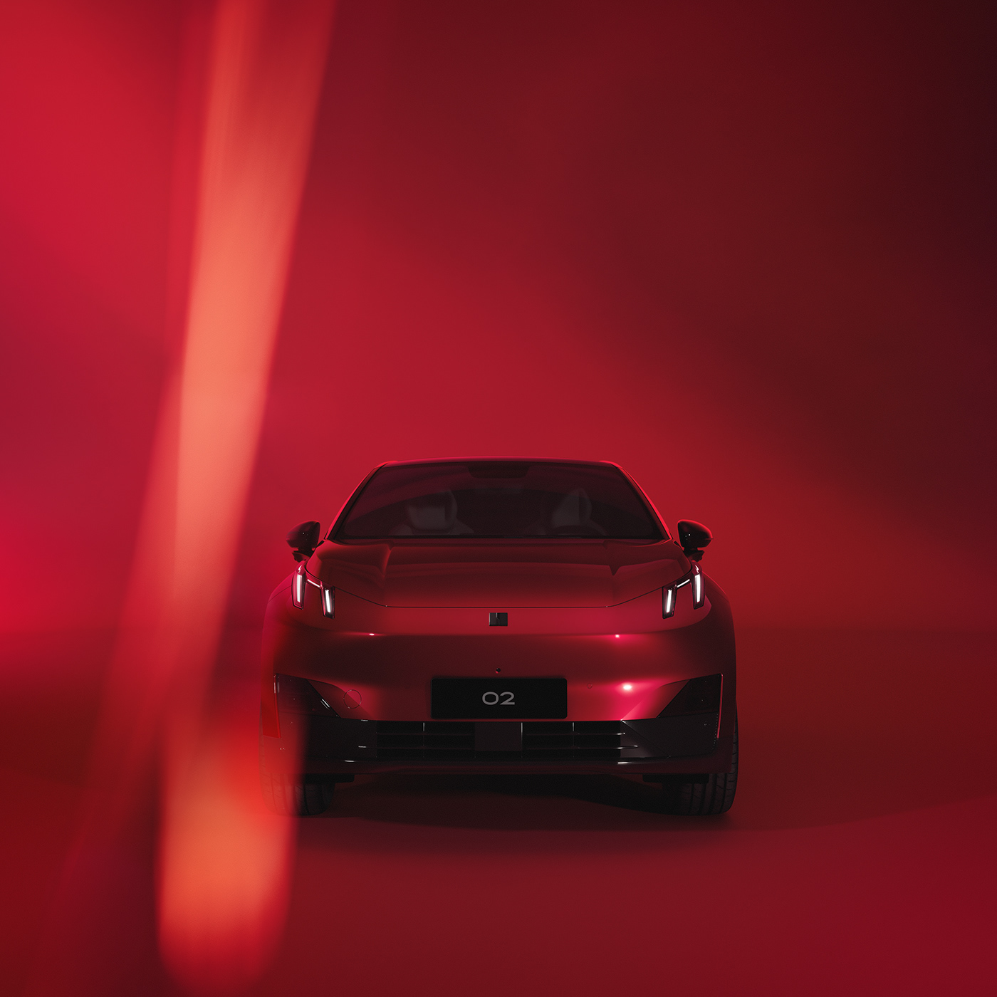 vehicle，automobile，Lynk&Co 02，design sketch，