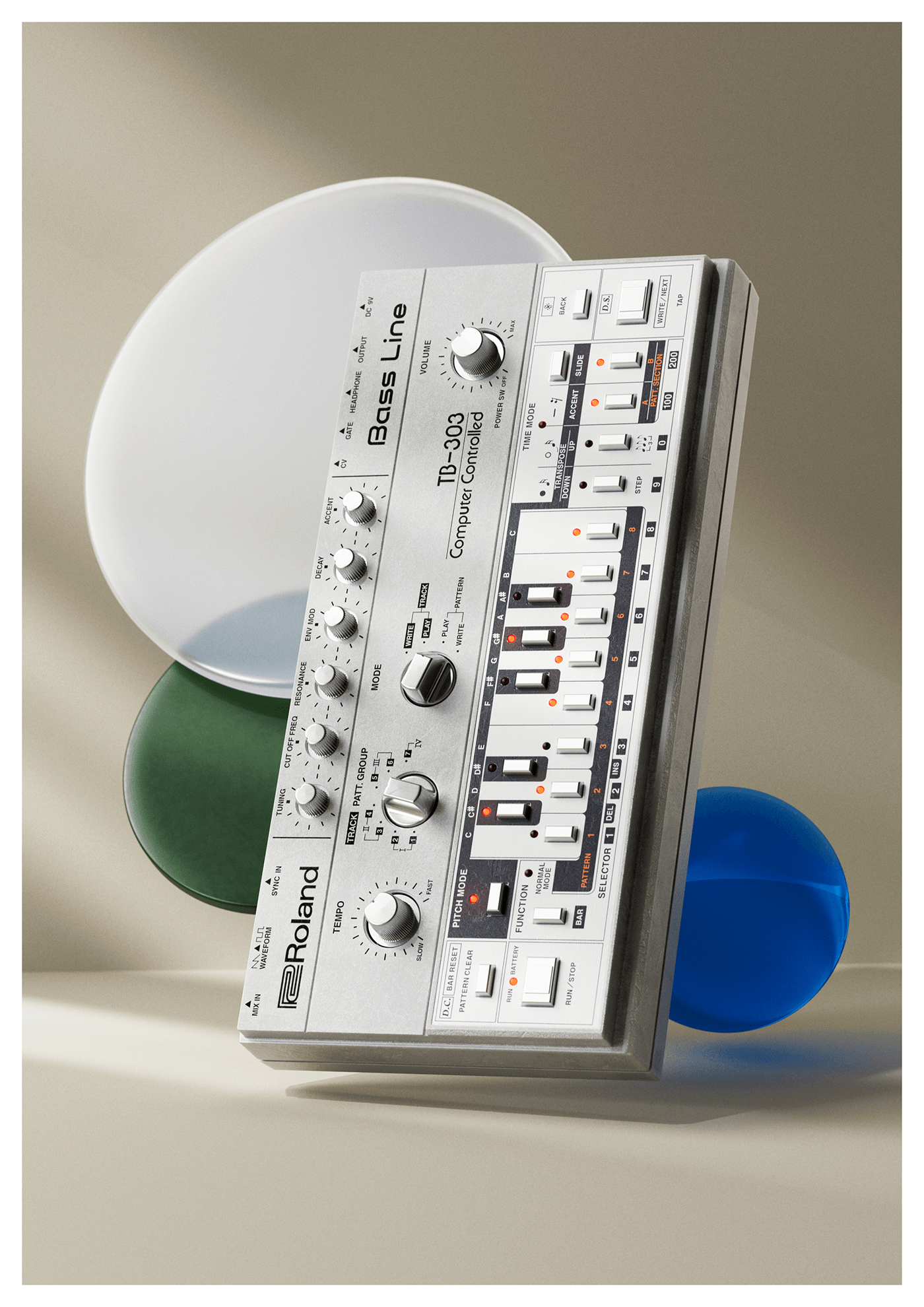 3D modeling，Synthesizer，Music equipment，Creative design，