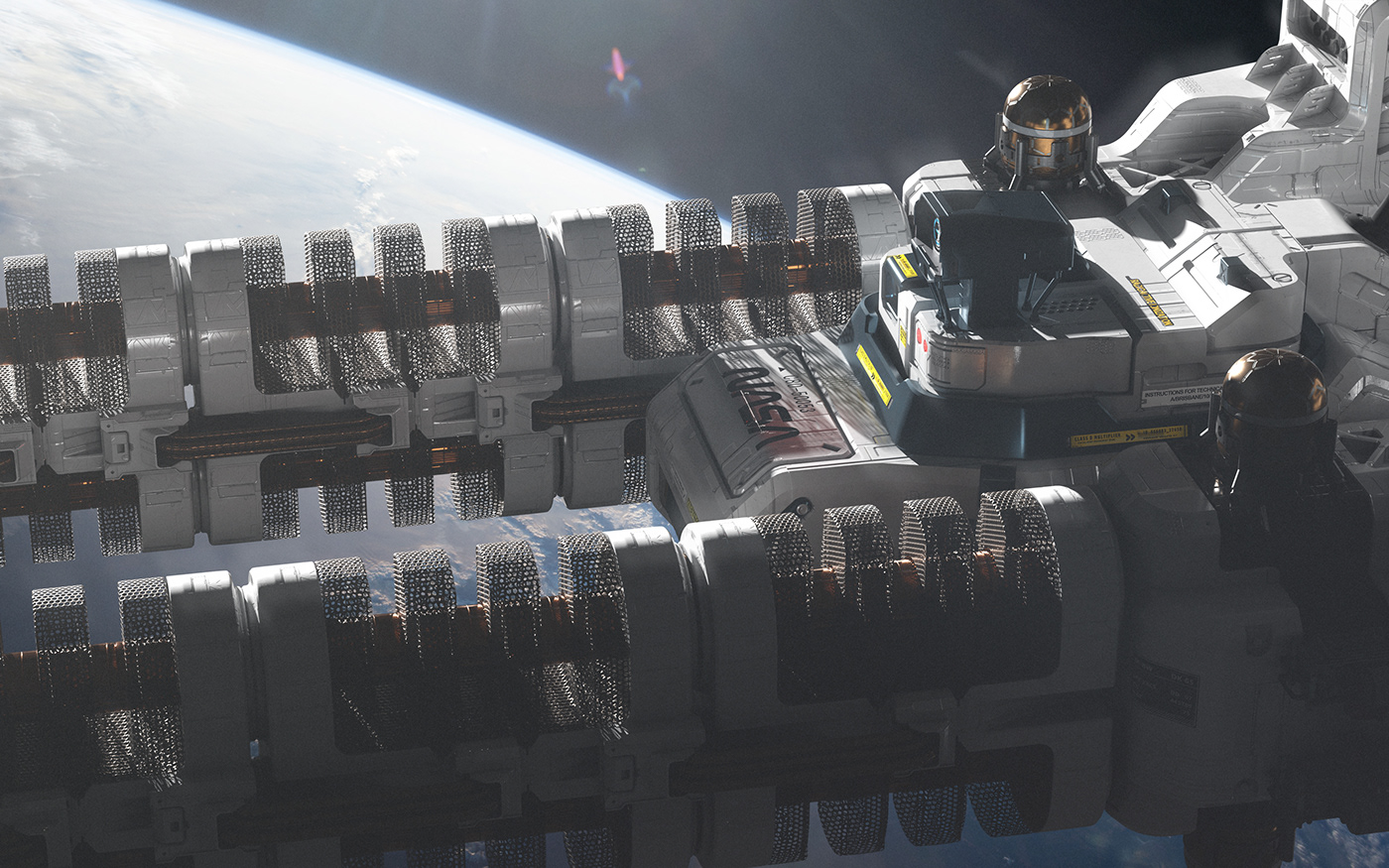 ODT，Defense Turret，3D modeling，industrial design，