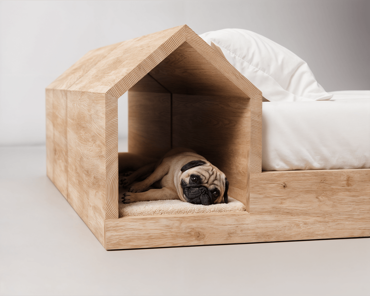 furniture，Bed，originality，Shared furniture，Dog Hut Bed，