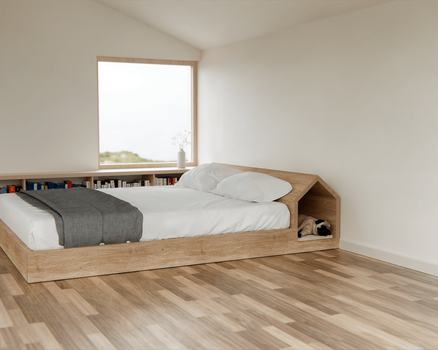 furniture，Bed，originality，Shared furniture，Dog Hut Bed，