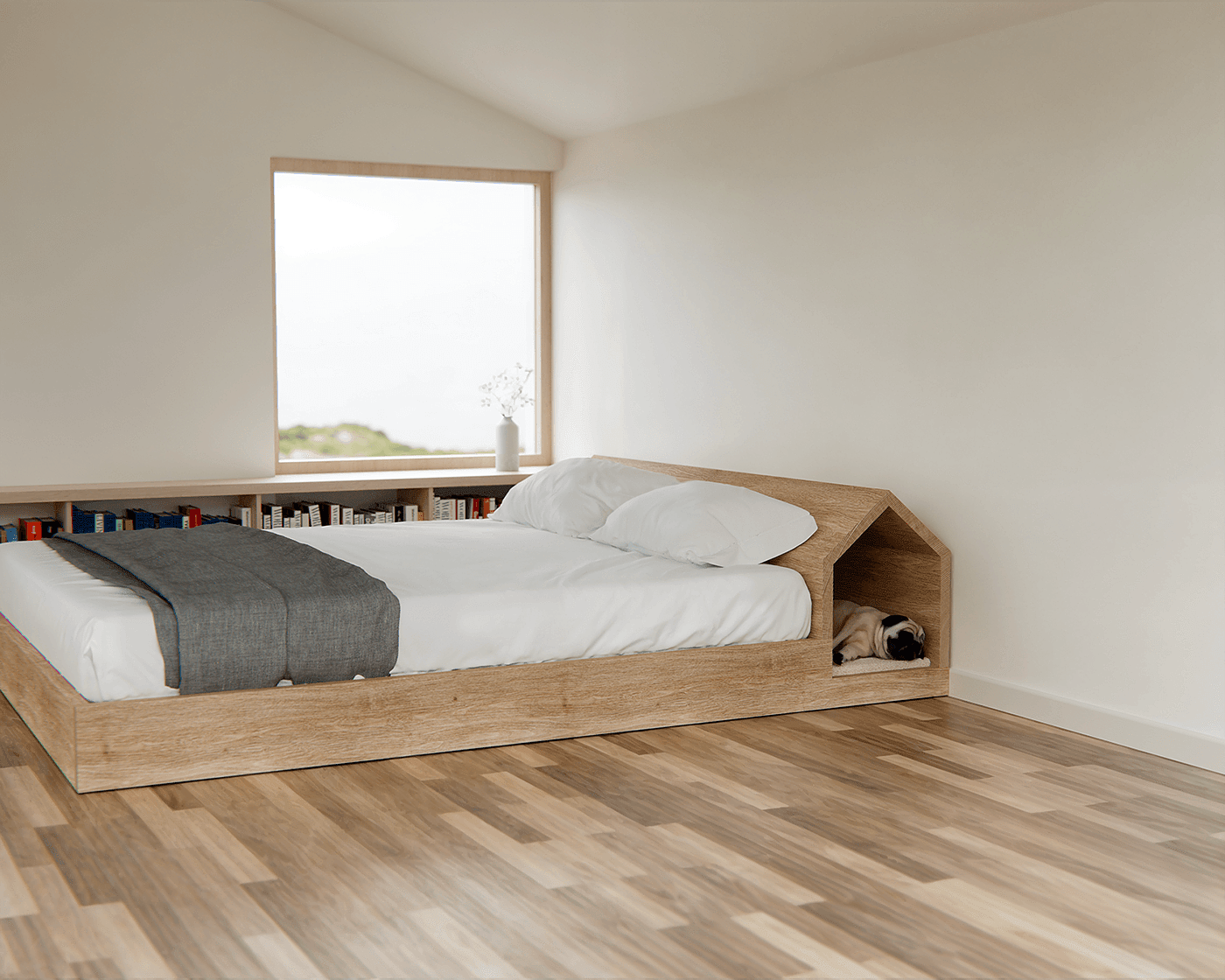 furniture，Bed，originality，Shared furniture，Dog Hut Bed，