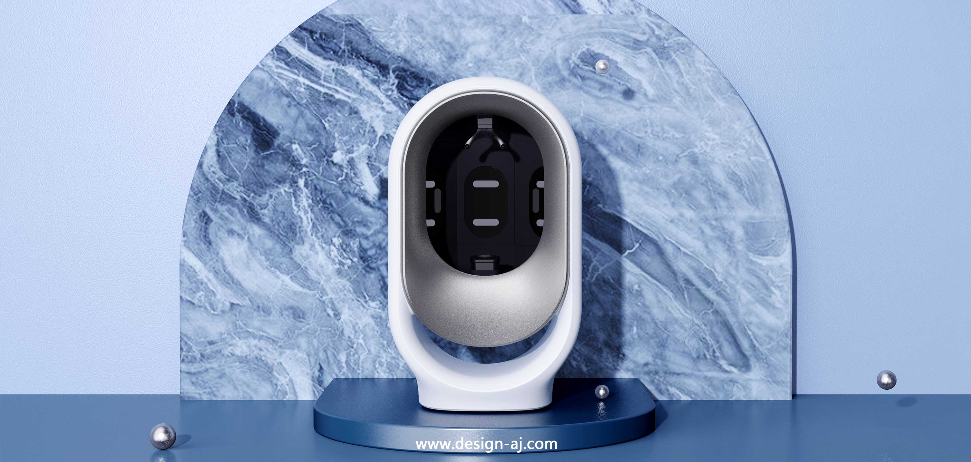 Design of 3D Intelligent Skin Analyzer，Medical equipment design，Medical product design，Industrial design company，Analyzer design，Aijia industrial design，