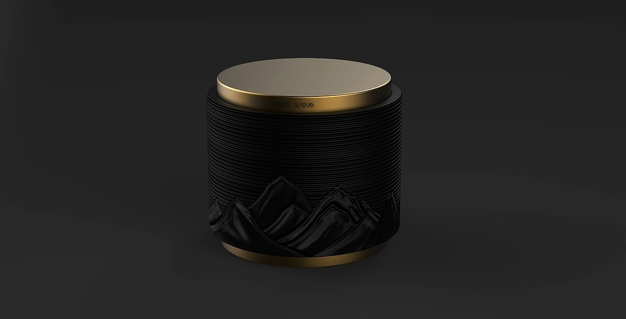 Packaging Design of Cordyceps Health Tea，Health Tea Gift Box Packaging Design，Cordyceps gift box packaging design，
