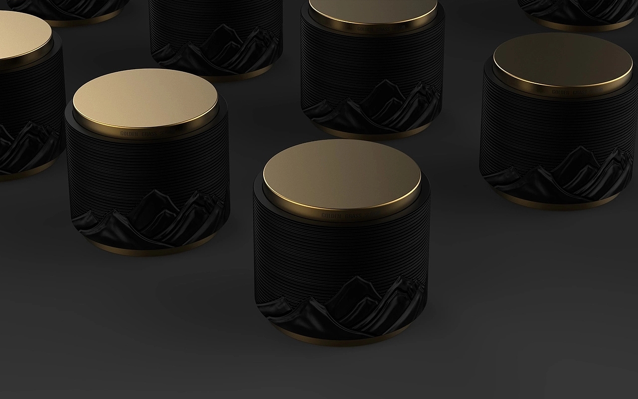 Packaging Design of Cordyceps Health Tea，Health Tea Gift Box Packaging Design，Cordyceps gift box packaging design，
