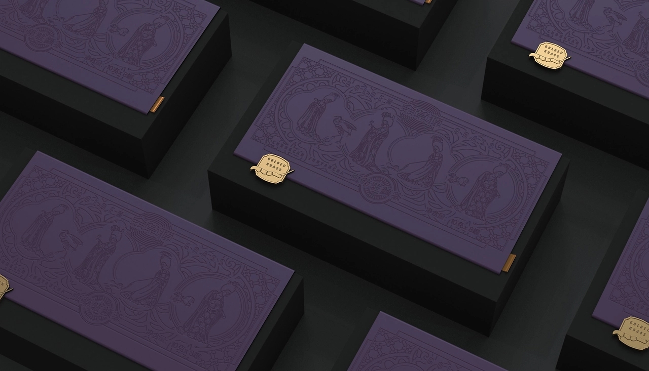 Packaging Design of Cordyceps Health Tea，Health Tea Gift Box Packaging Design，Cordyceps gift box packaging design，