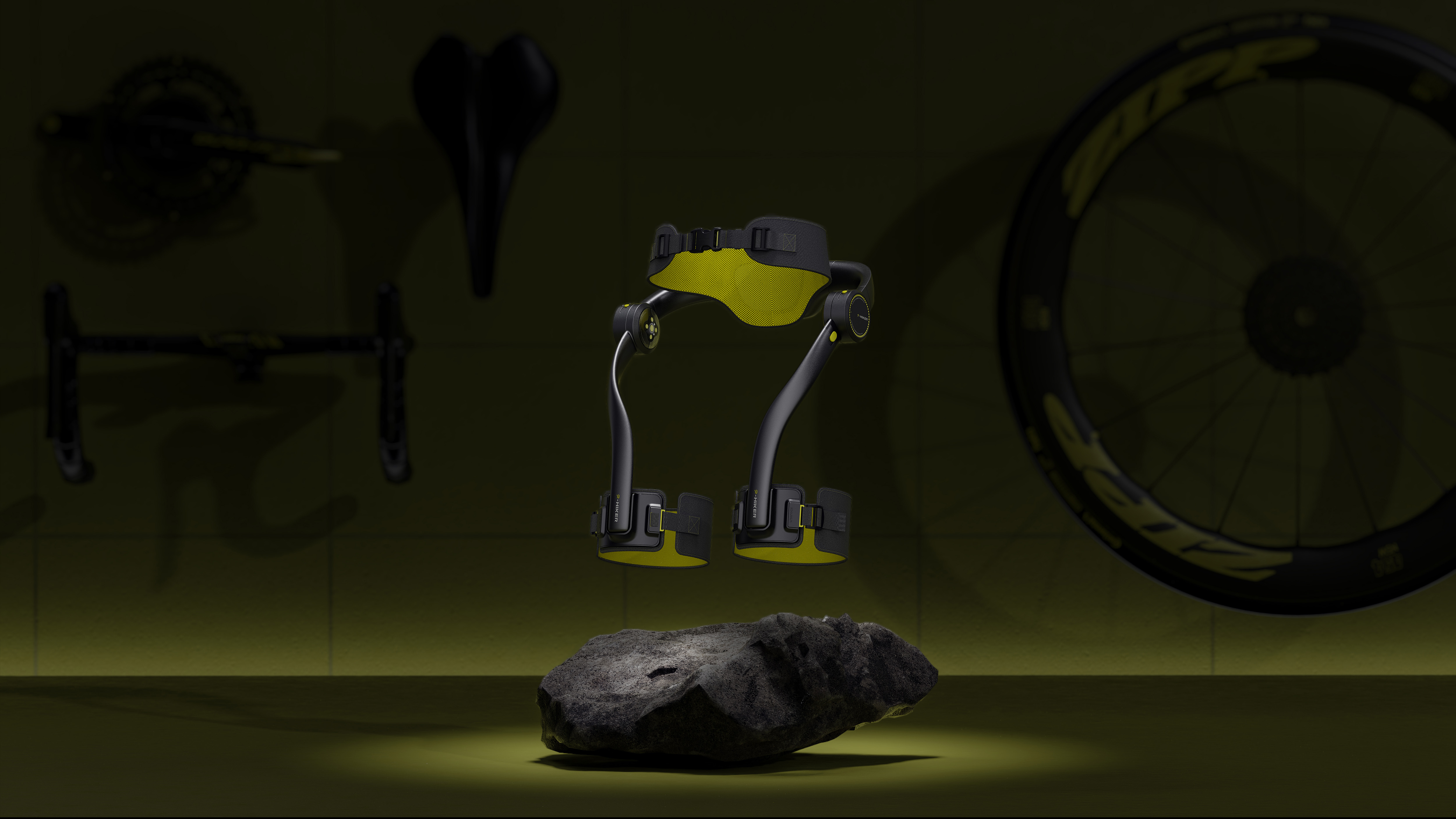 Power-assisted mountaineering exoskeleton，