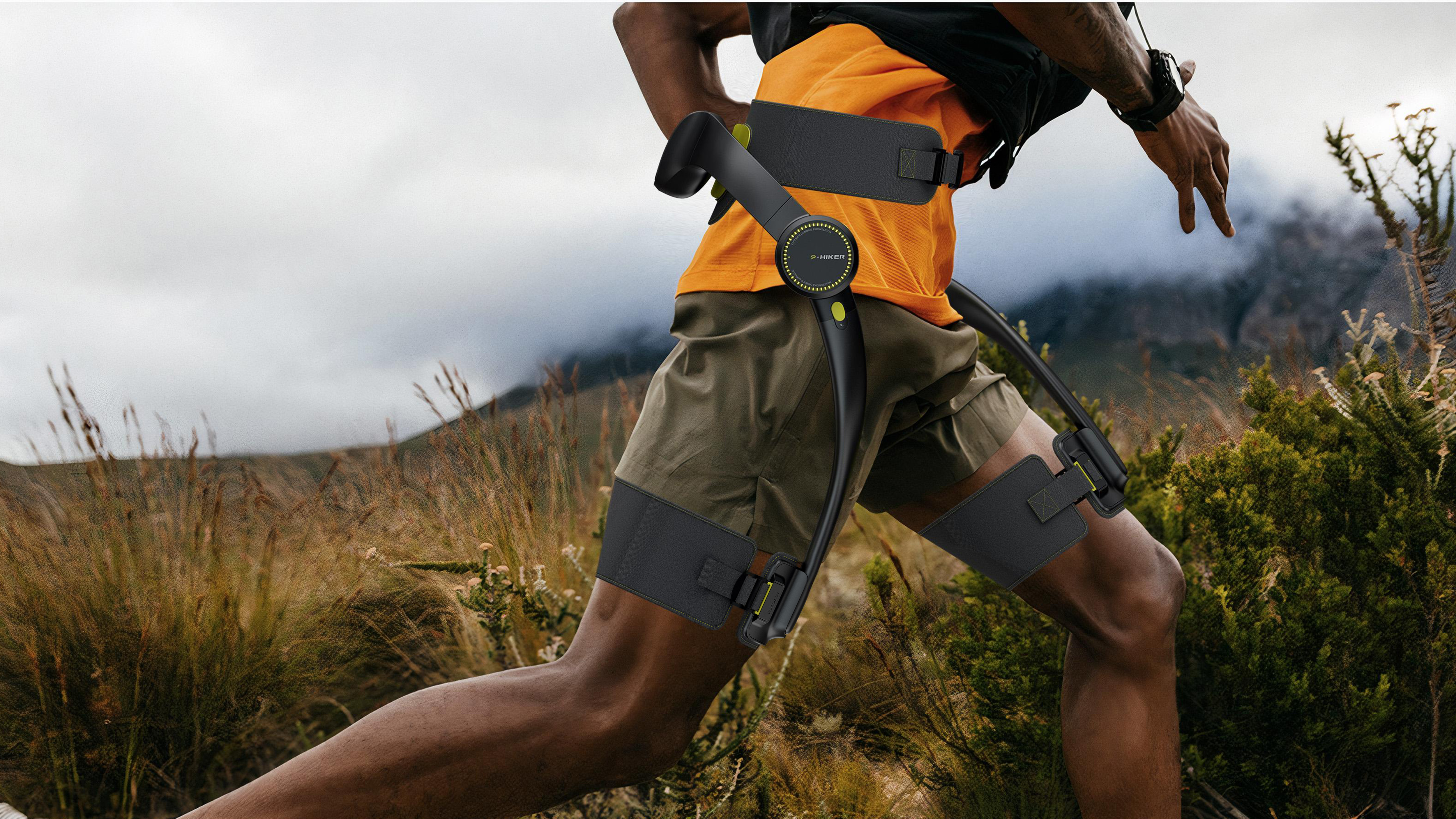 Power-assisted mountaineering exoskeleton，