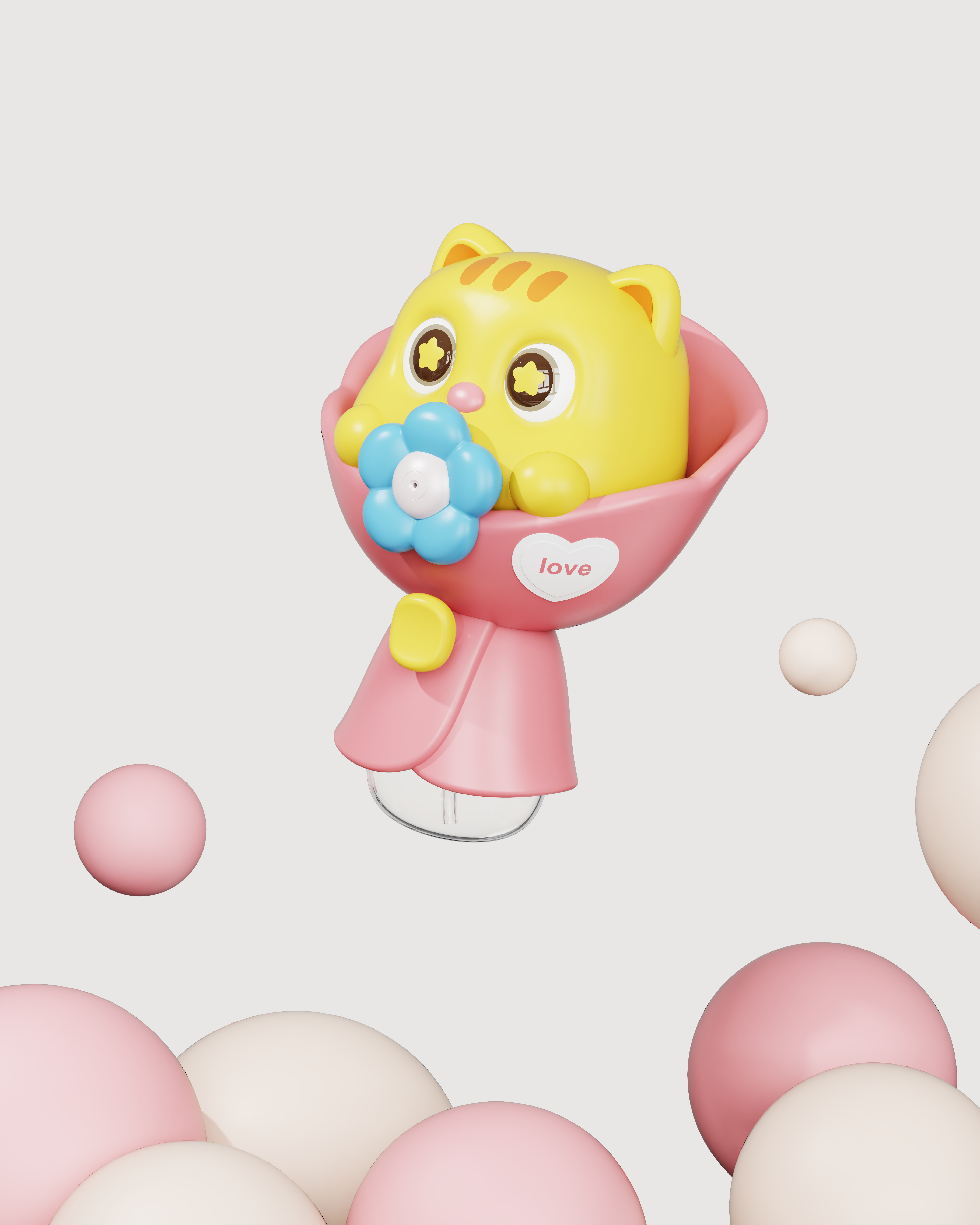 Children's Toys，Children Water Gun，Baby toys，Bouquet，kitten，