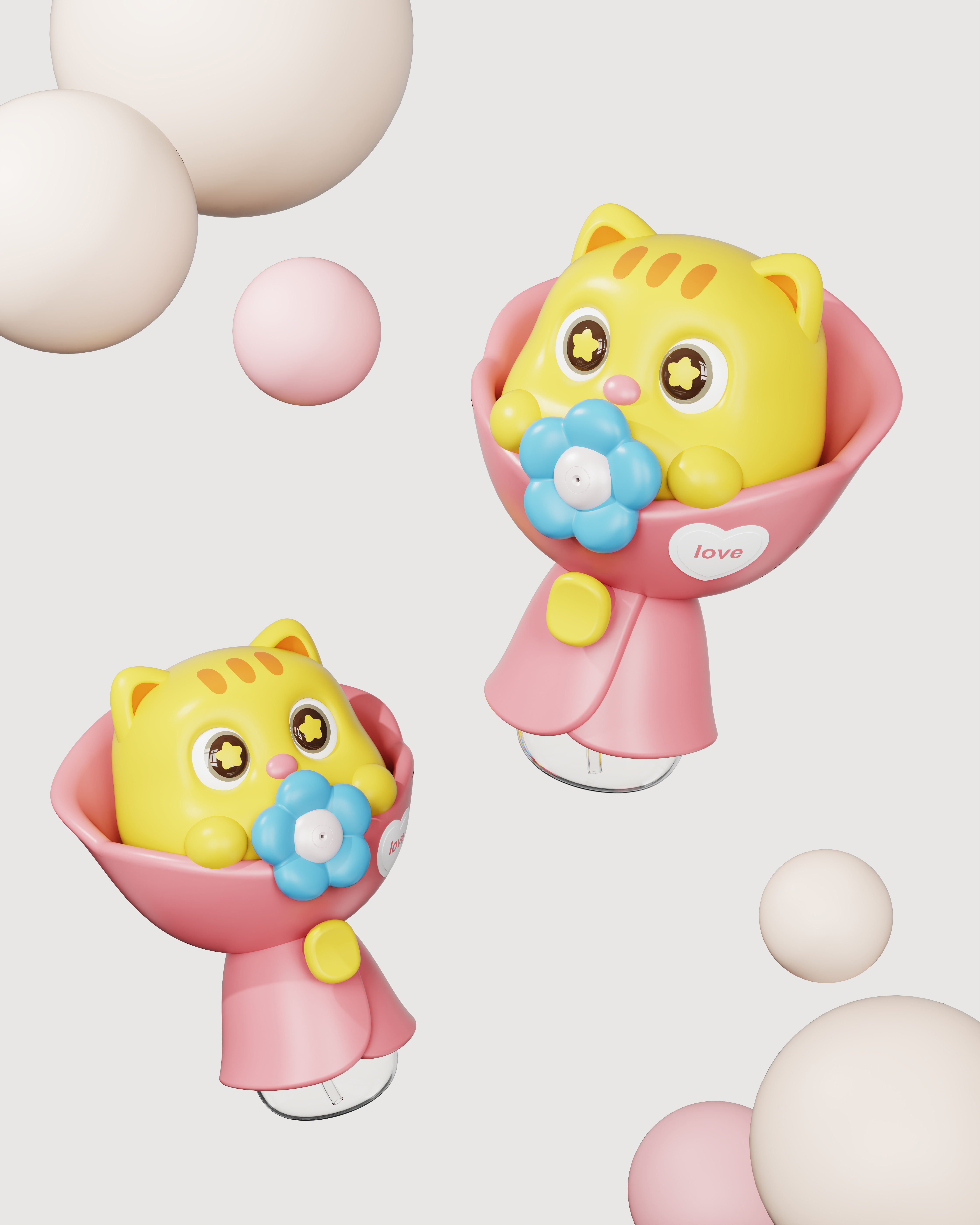 Children's Toys，Children Water Gun，Baby toys，Bouquet，kitten，