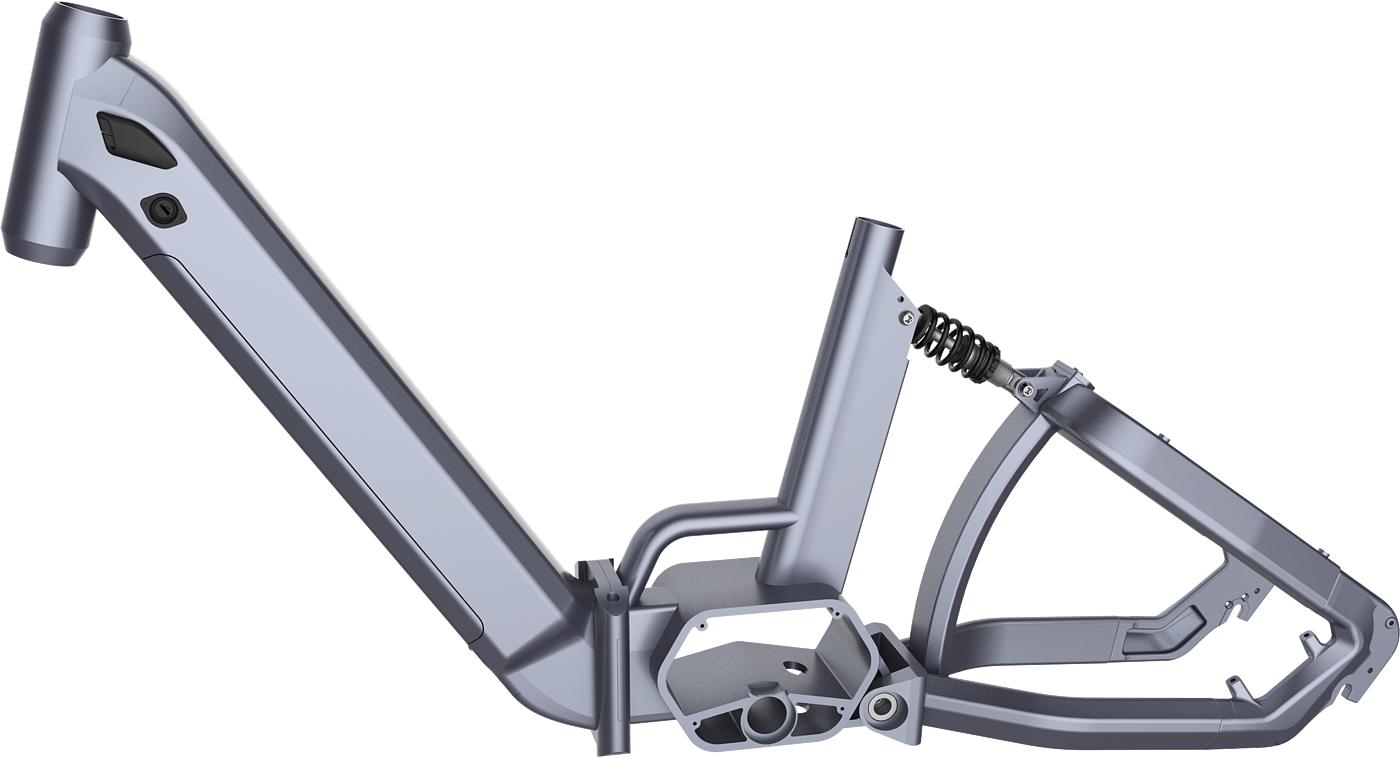 Folding bike，Fat tire fat，eBIKE，Electric bicycle，soft tail shock absorption，