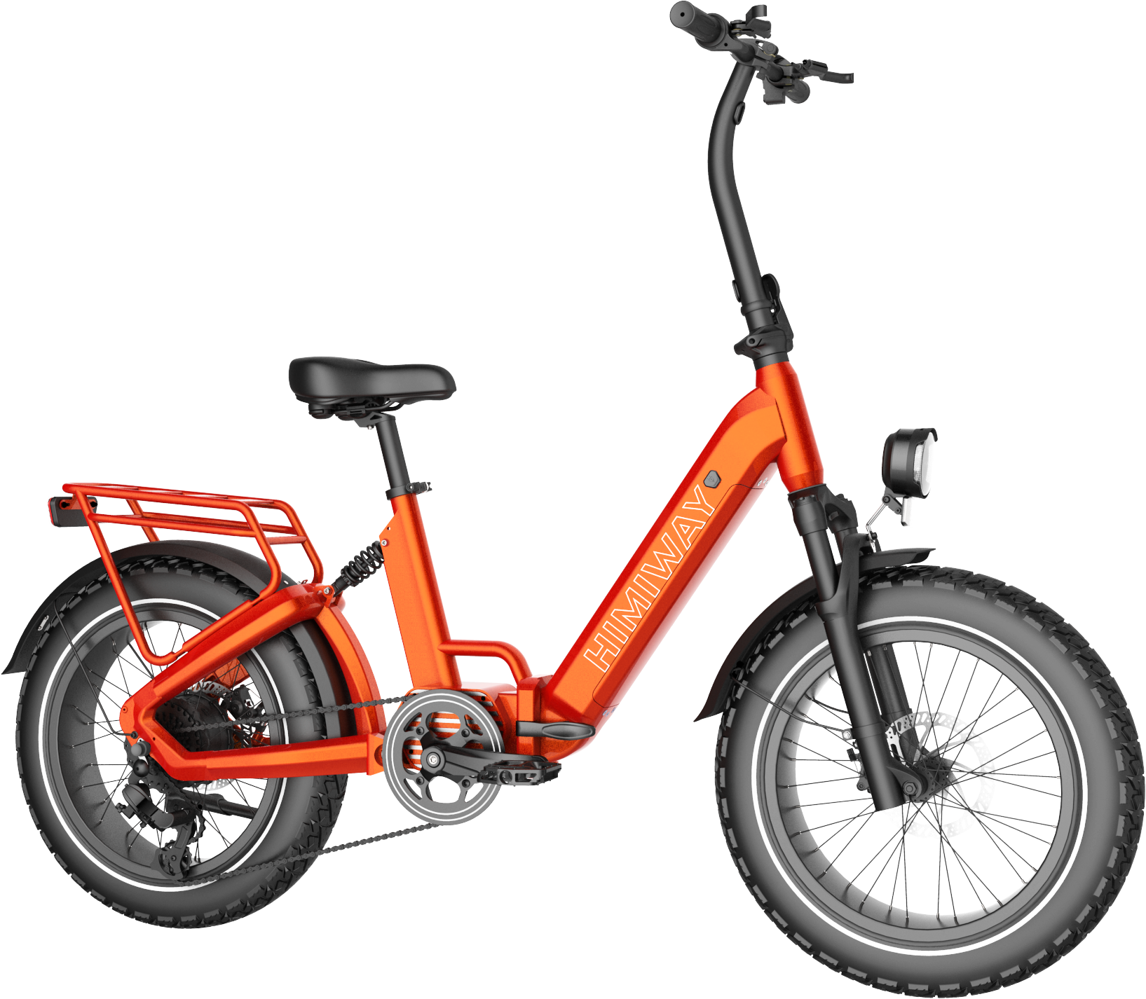 Folding bike，Fat tire fat，eBIKE，Electric bicycle，soft tail shock absorption，