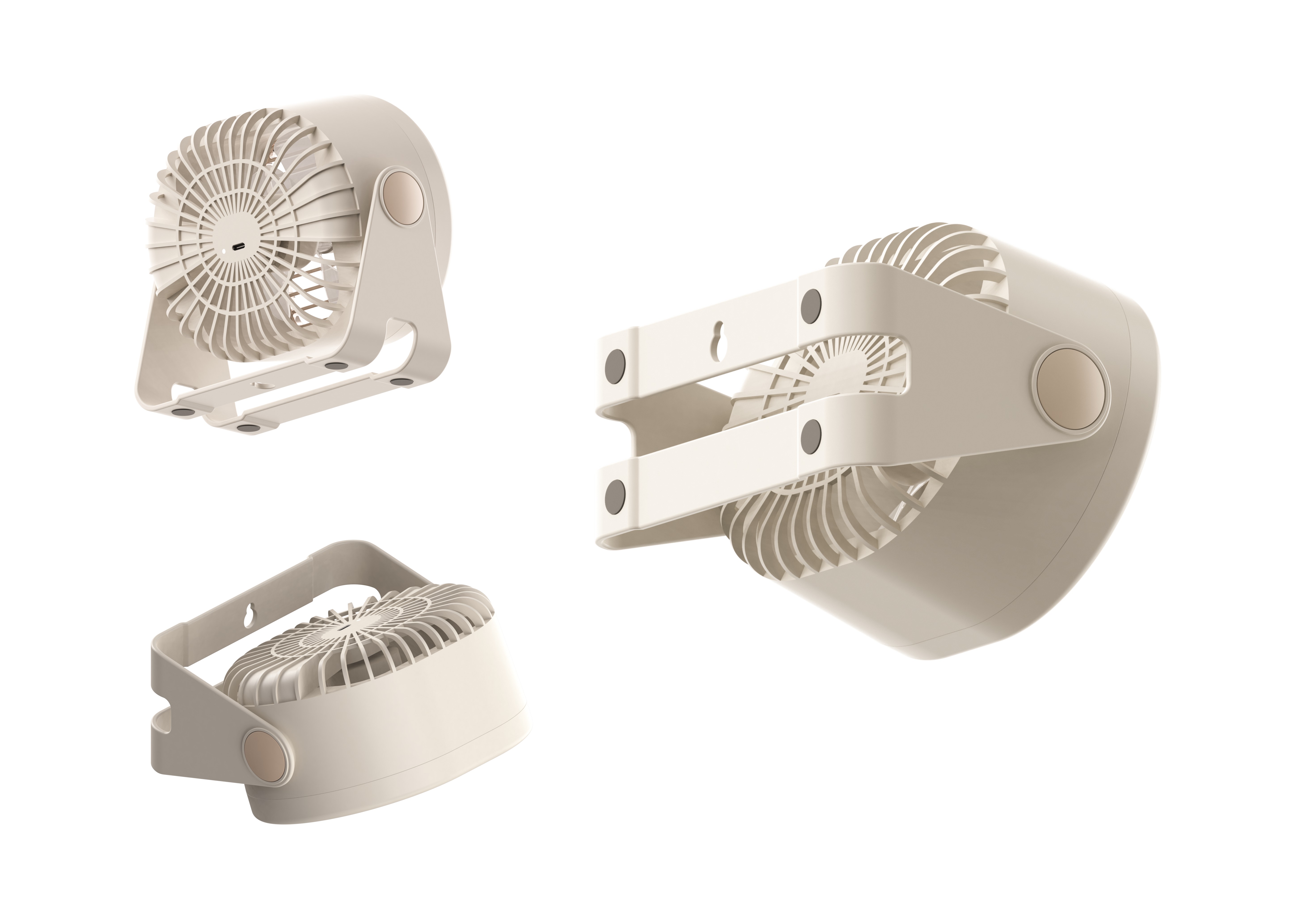 Modeling, Rendering, Structure, Industrial Design, Appearance, Fan，