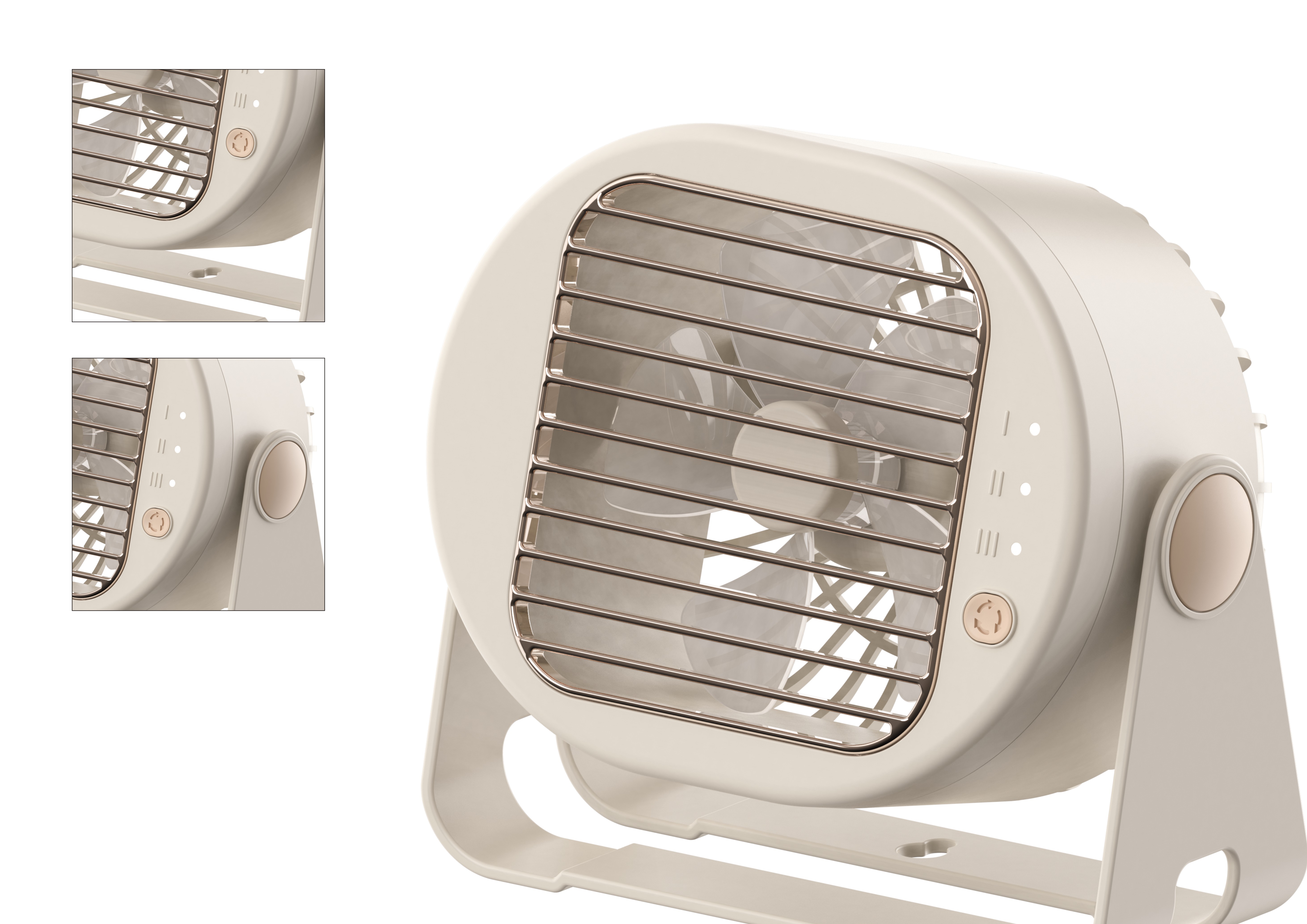 Modeling, Rendering, Structure, Industrial Design, Appearance, Fan，