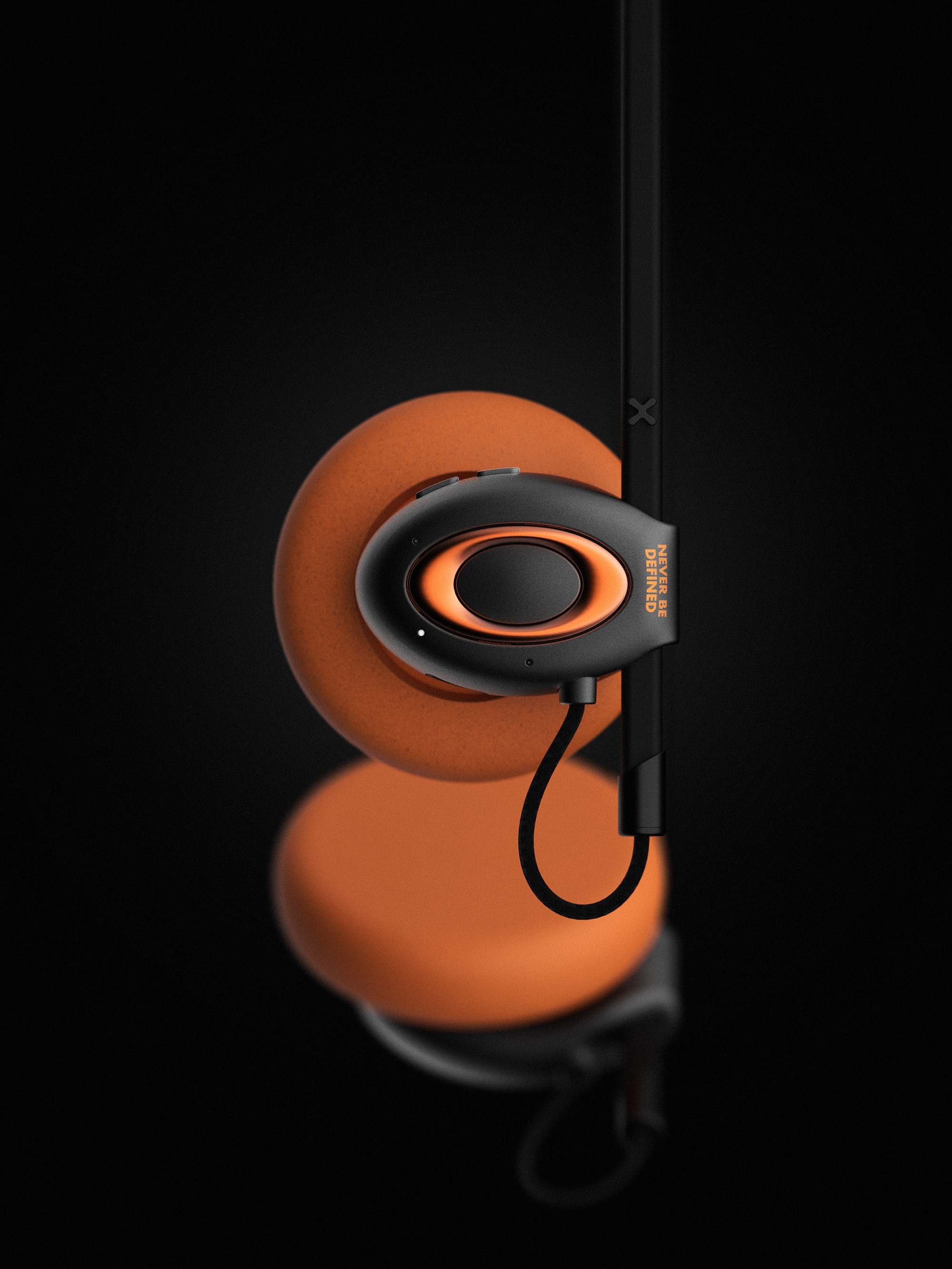 Big Monster，dmooster，Vintage headset，Bluetooth headset，headset，y2k，Render，industrial design，