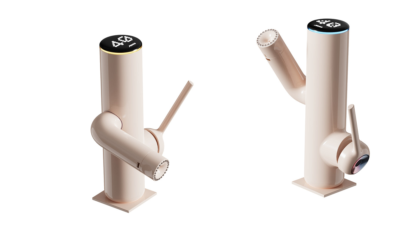 # Cactus basin faucet，#Product design，# Sanitary Ware，# Multi-function basin faucet，# This design has something，# Design without borders，# Bathroom Design，# Design，