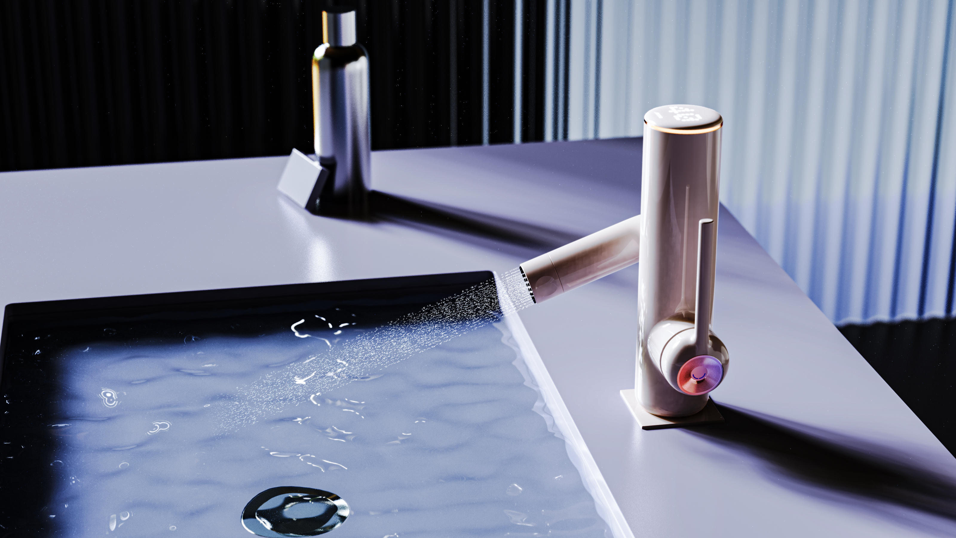 # Cactus basin faucet，#Product design，# Sanitary Ware，# Multi-function basin faucet，# This design has something，# Design without borders，# Bathroom Design，# Design，