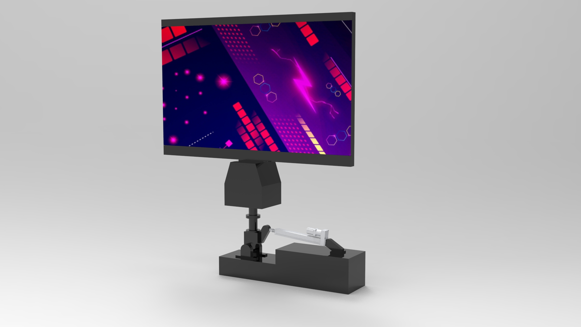 Five Folding，135 inches，Folding Rotation，Folding Flip，Mechanical animation，135 inch LED five folding，