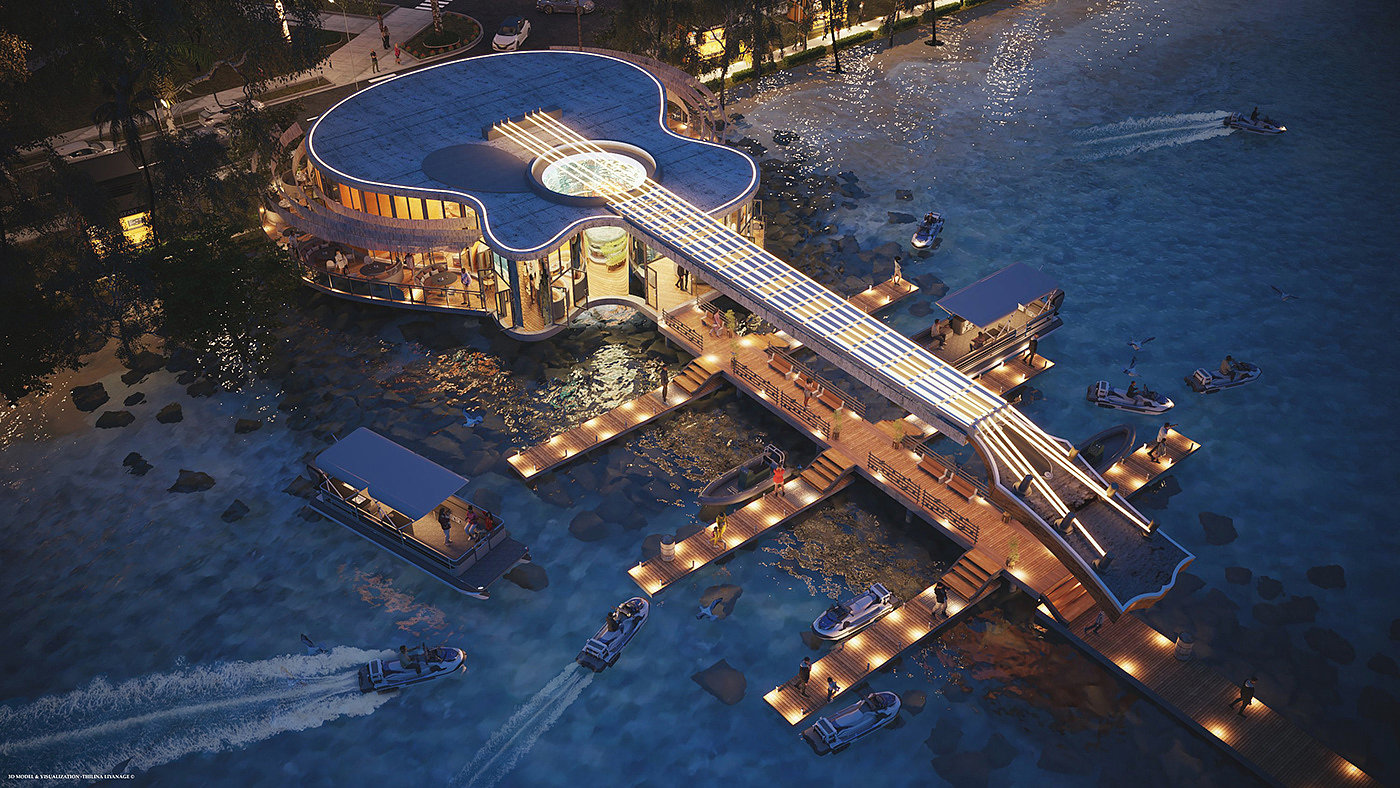 Luxury Yacht Club，Architecture，environmental design，Luxury Yacht Club，