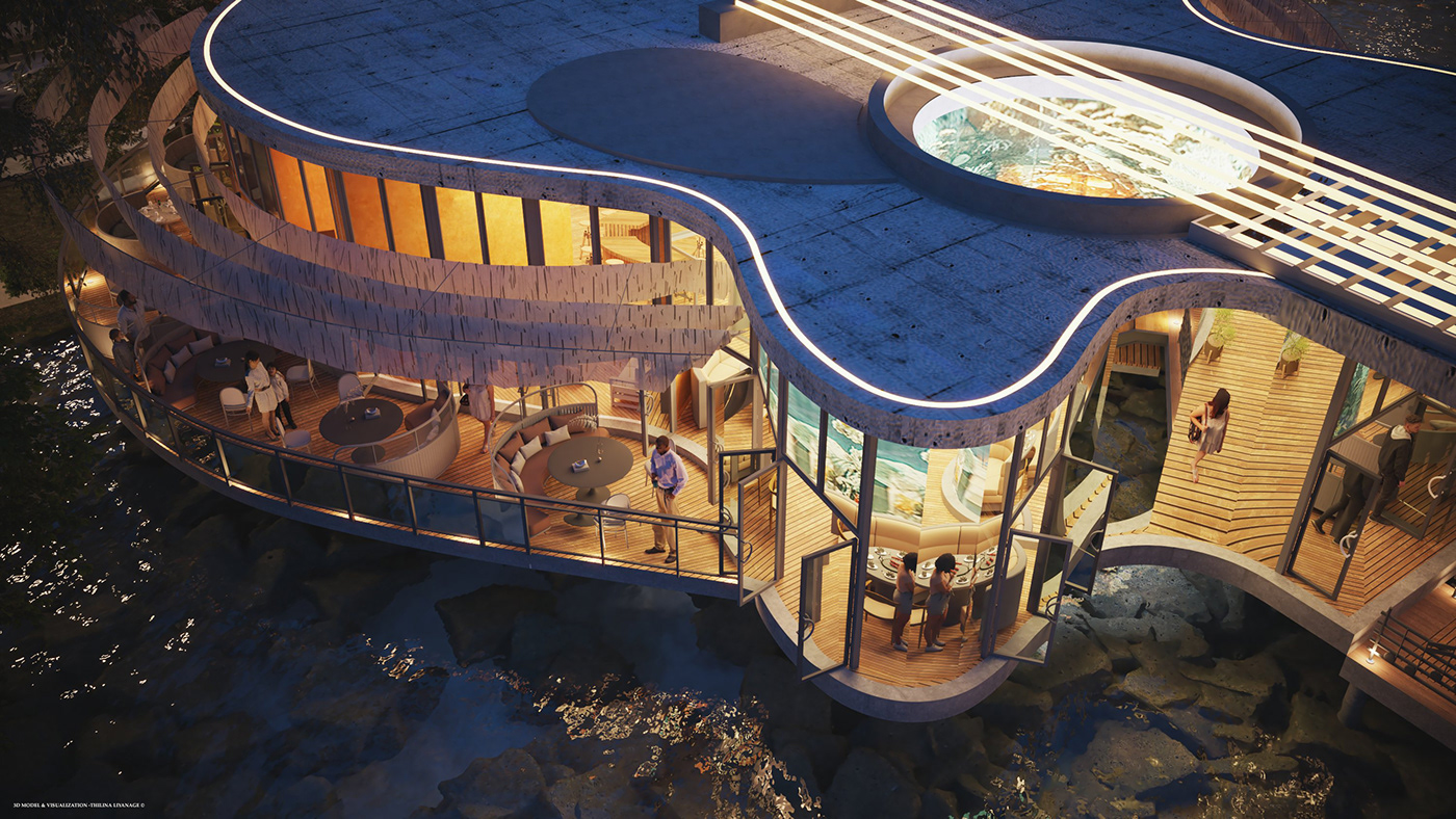 Luxury Yacht Club，Architecture，environmental design，Luxury Yacht Club，