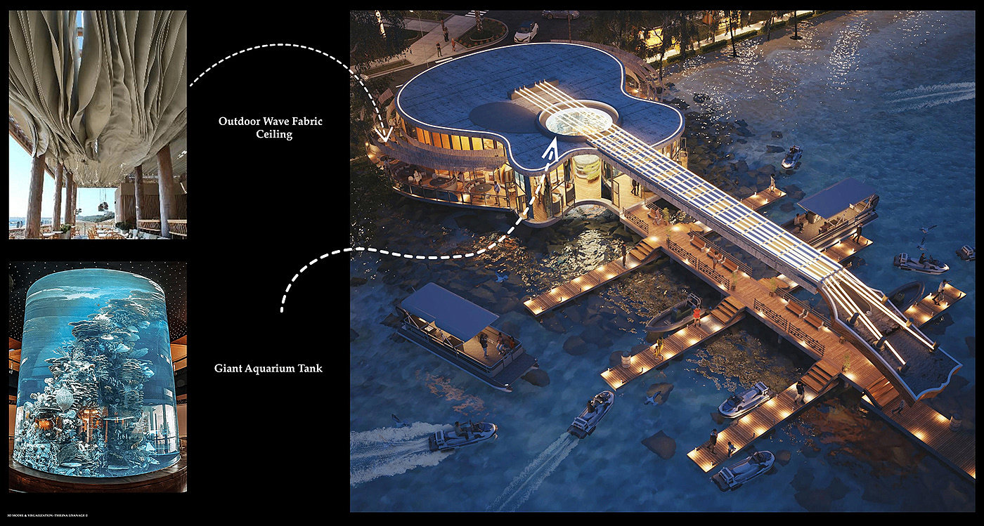 Luxury Yacht Club，Architecture，environmental design，Luxury Yacht Club，