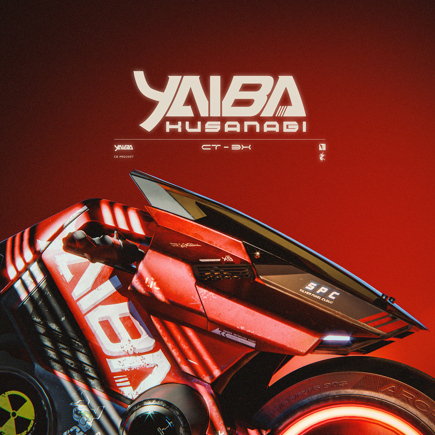 kusanagi，motorcycle，cross-country，CYBERPUNK，Yaiba Kusanagi，kusanagi，motorcycle，cross-country，CYBERPUNK，