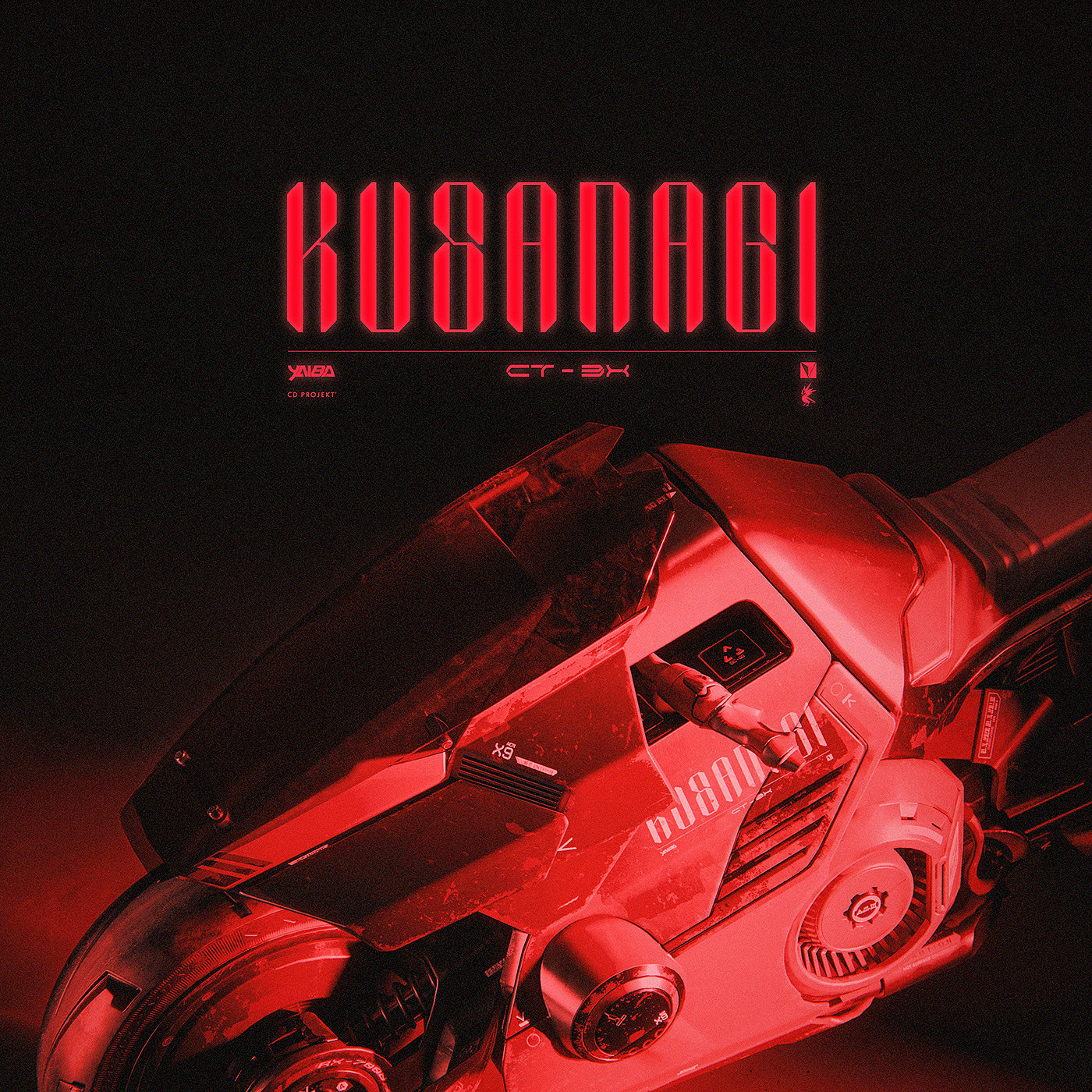 kusanagi，motorcycle，cross-country，CYBERPUNK，Yaiba Kusanagi，kusanagi，motorcycle，cross-country，CYBERPUNK，