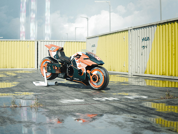 kusanagi，motorcycle，cross-country，CYBERPUNK，Yaiba Kusanagi，kusanagi，motorcycle，cross-country，CYBERPUNK，