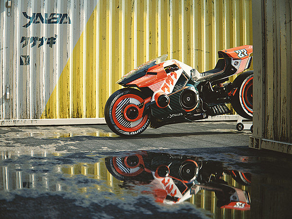 kusanagi，motorcycle，cross-country，CYBERPUNK，Yaiba Kusanagi，kusanagi，motorcycle，cross-country，CYBERPUNK，
