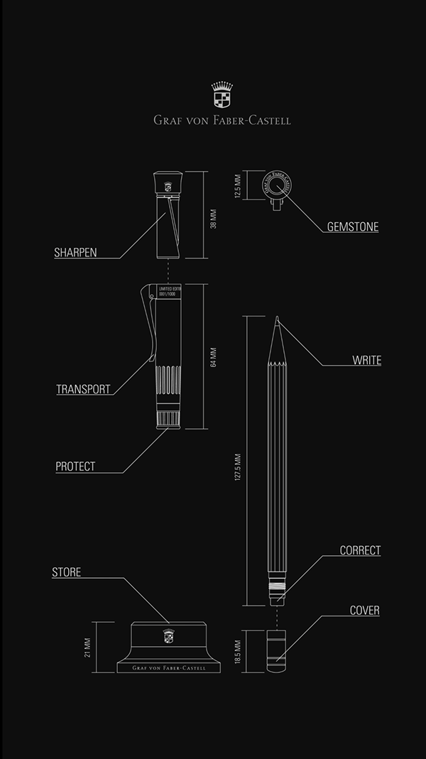 Pen，Limited edition，Space Technology，Creative design，GrafvonFaber-Castell，