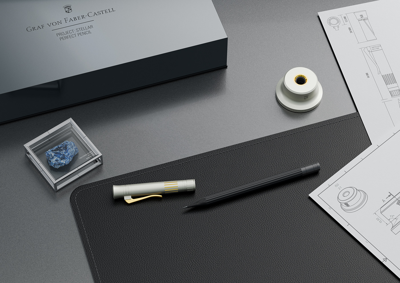 Pen，Limited edition，Space Technology，Creative design，GrafvonFaber-Castell，