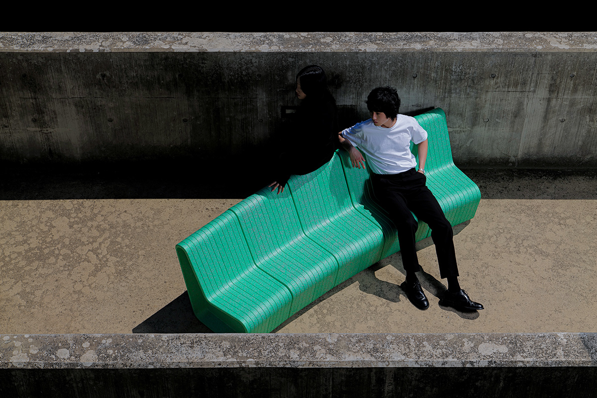 Form&Foam，EPP material，Recyclable，Public seat，Environmental protection materials，