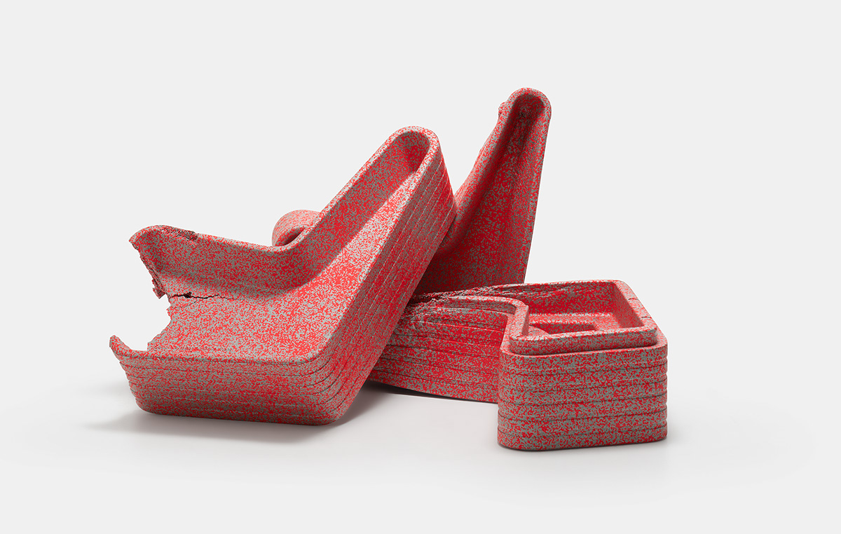 Form&Foam，EPP material，Recyclable，Public seat，Environmental protection materials，