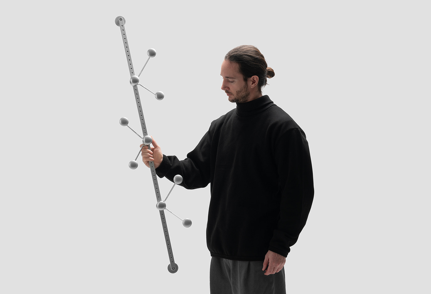 Dot Hanger，staff，Track system，Clothes hanger，multi-function，