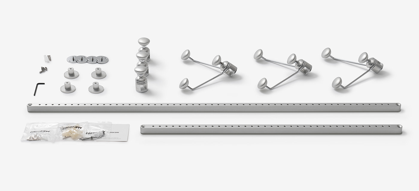 Dot Hanger，staff，Track system，Clothes hanger，multi-function，