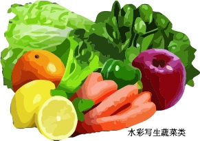 fruits and vegetables，
