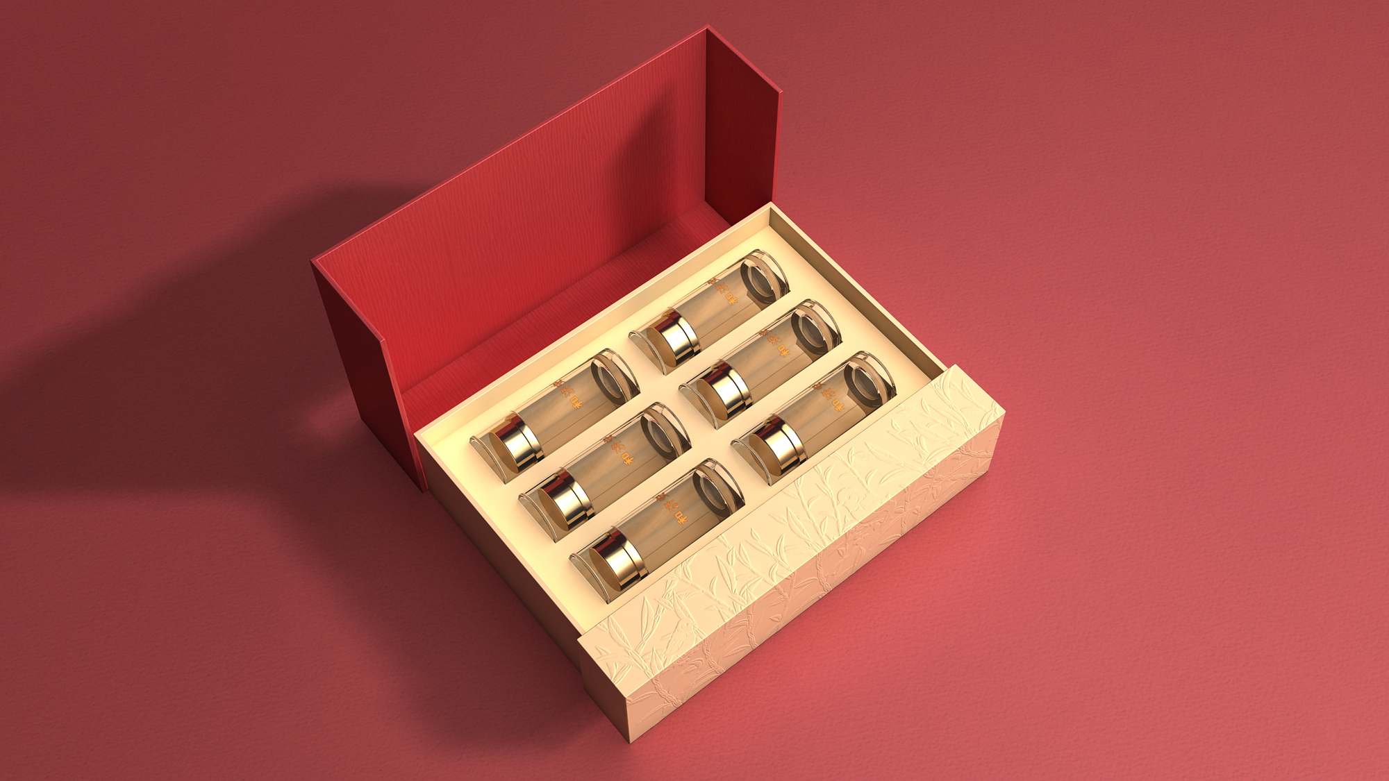 Dendrobium huoshanense maple bucket packaging design，Dendrobium maple bucket gift box packaging design，Packaging Design of Dendrobium officinale，