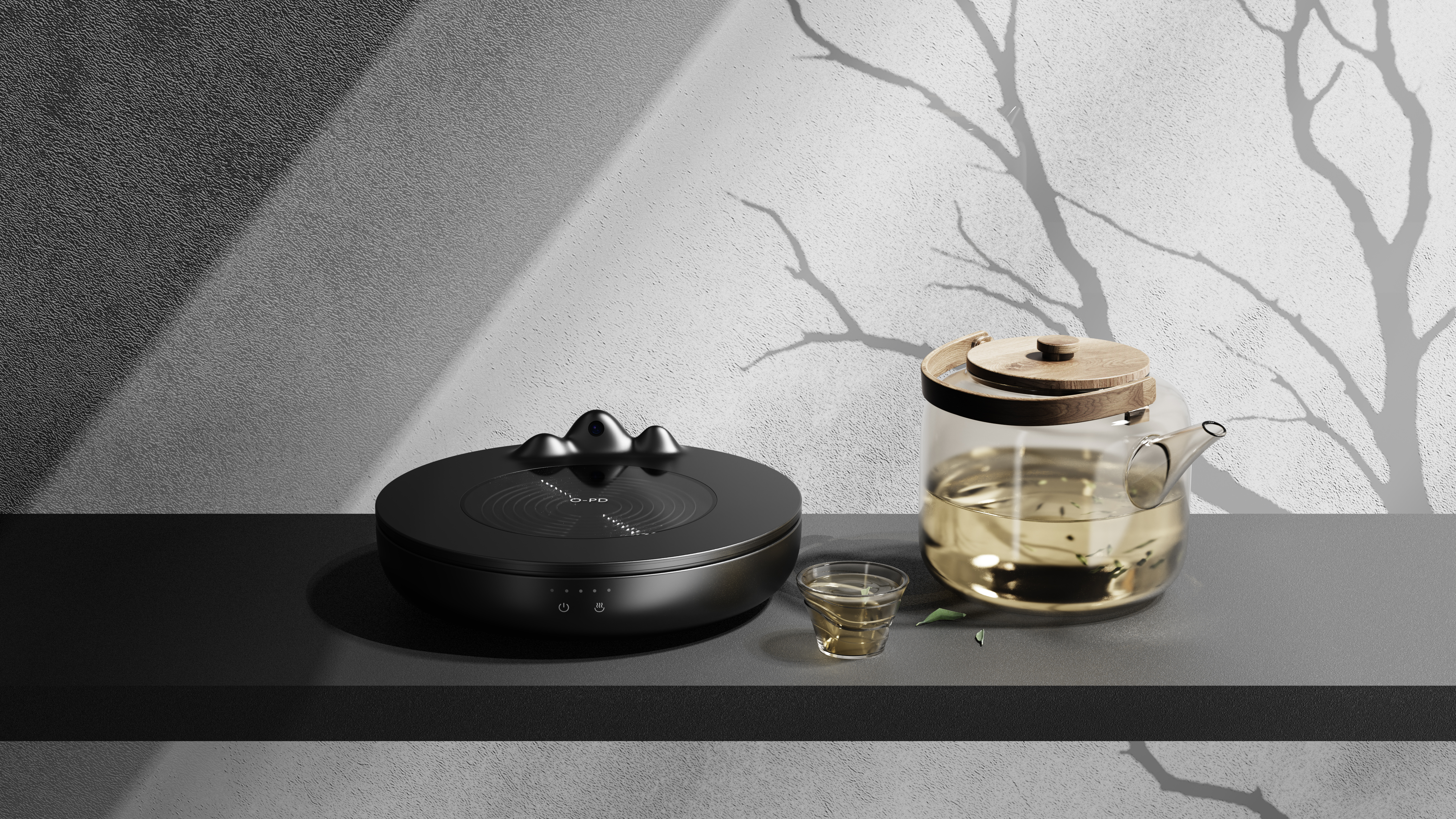 industrial design，Tea set design，Home appliance design，Small household appliance design，product design，Tea Appliance Product Design，