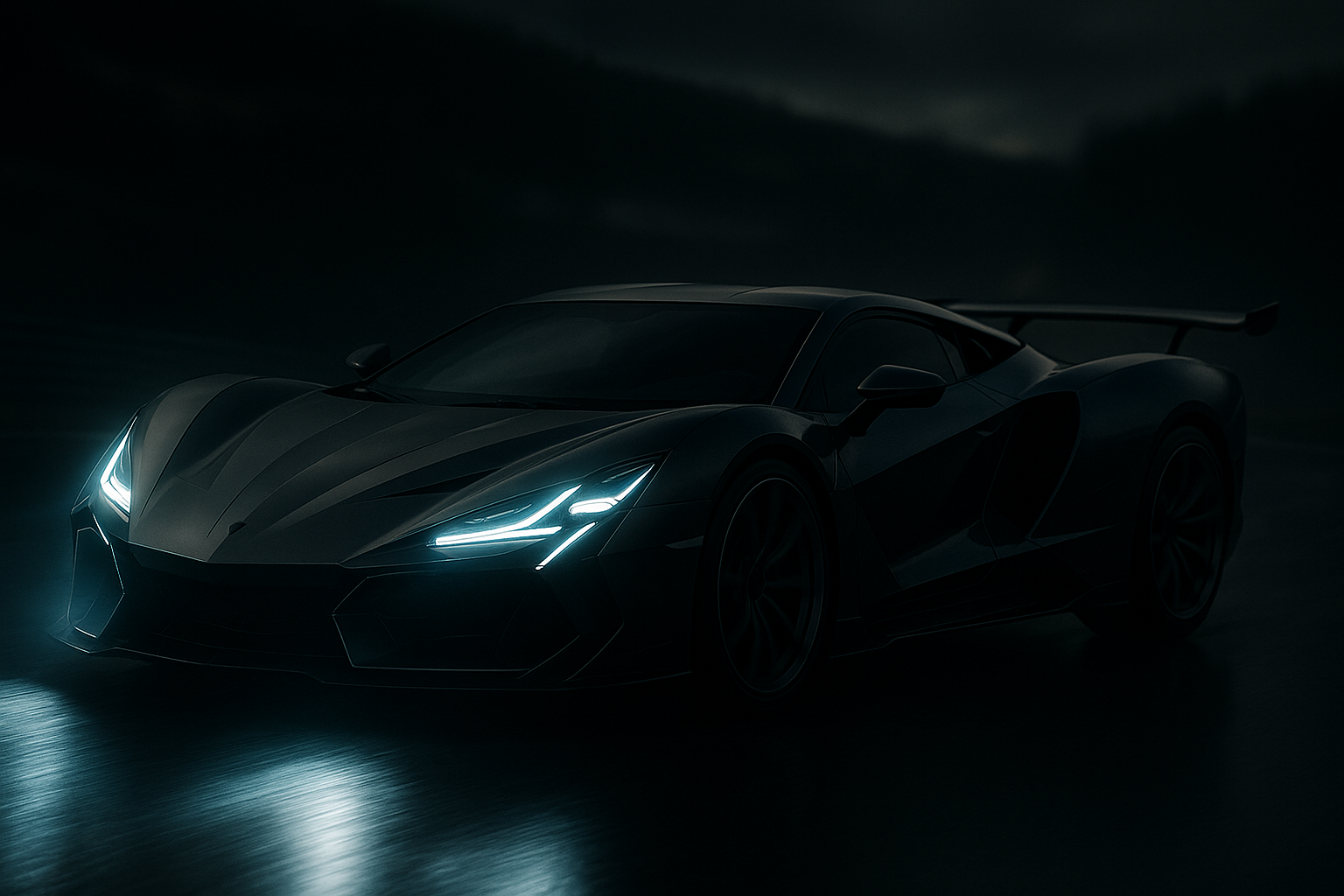 automobile，concept，Sports car，Metal，cmf，