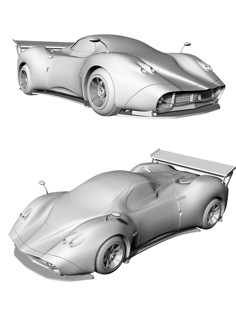Automobile modeling，industrial design，product design，rhino，rhinoceros，keyshot，3dmax，pagani ，