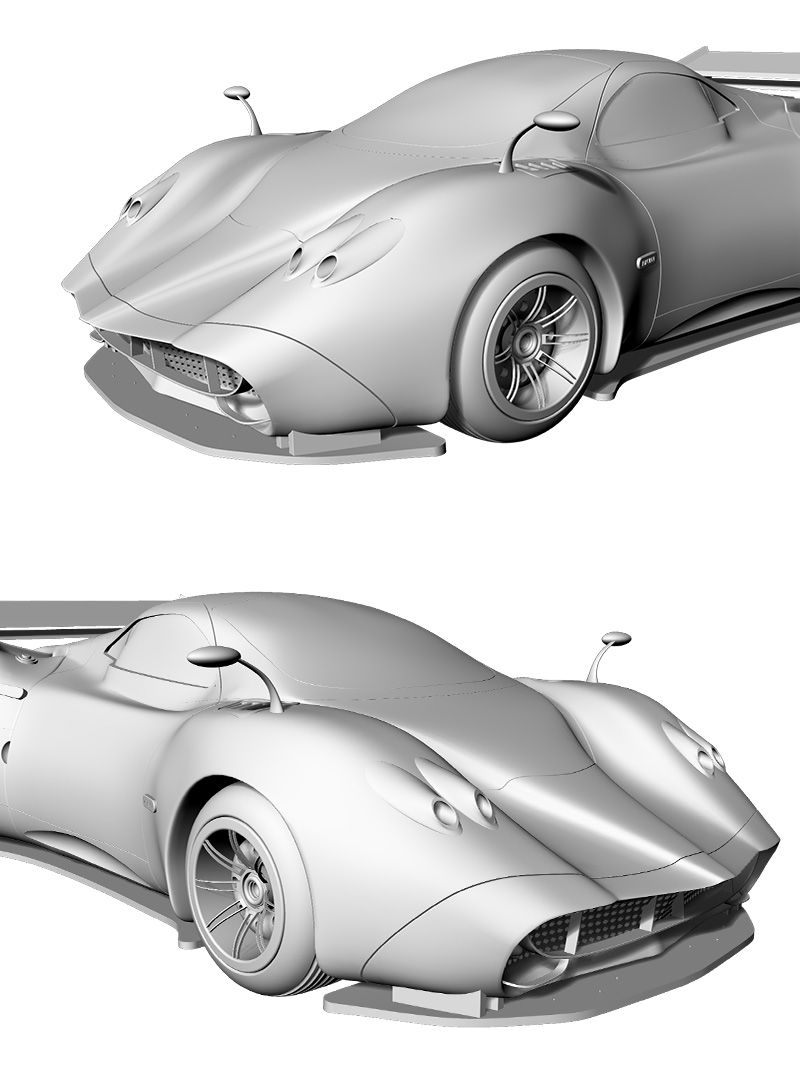 Automobile modeling，industrial design，product design，rhino，rhinoceros，keyshot，3dmax，pagani ，