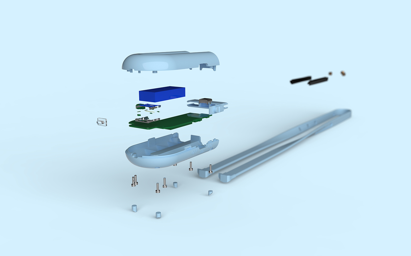 product design，Appearance design，industrial design，Structural design，electronic product，Electrodes，Help sleep，Mellow，