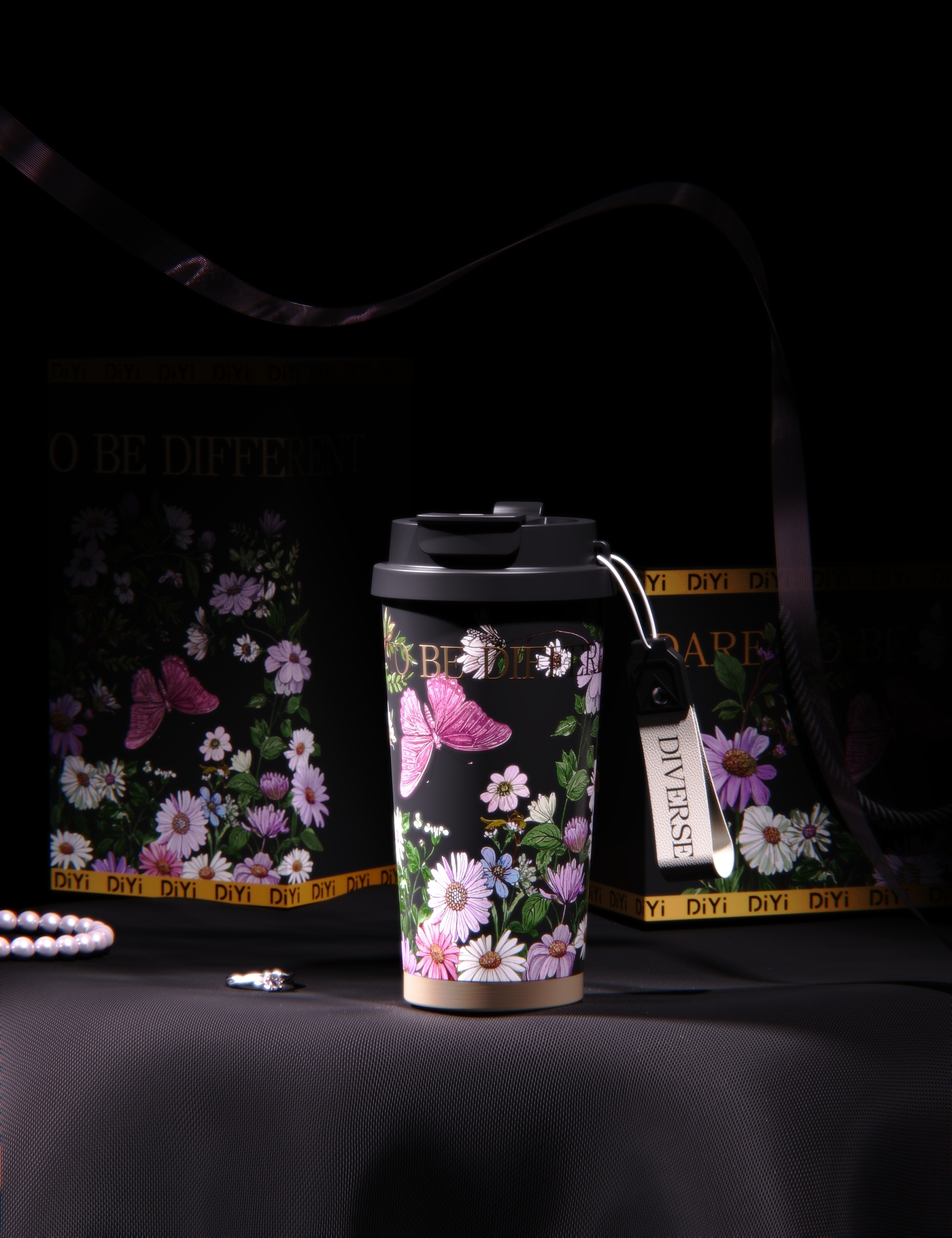 Water cup，coffee cup，keyshot，Render，