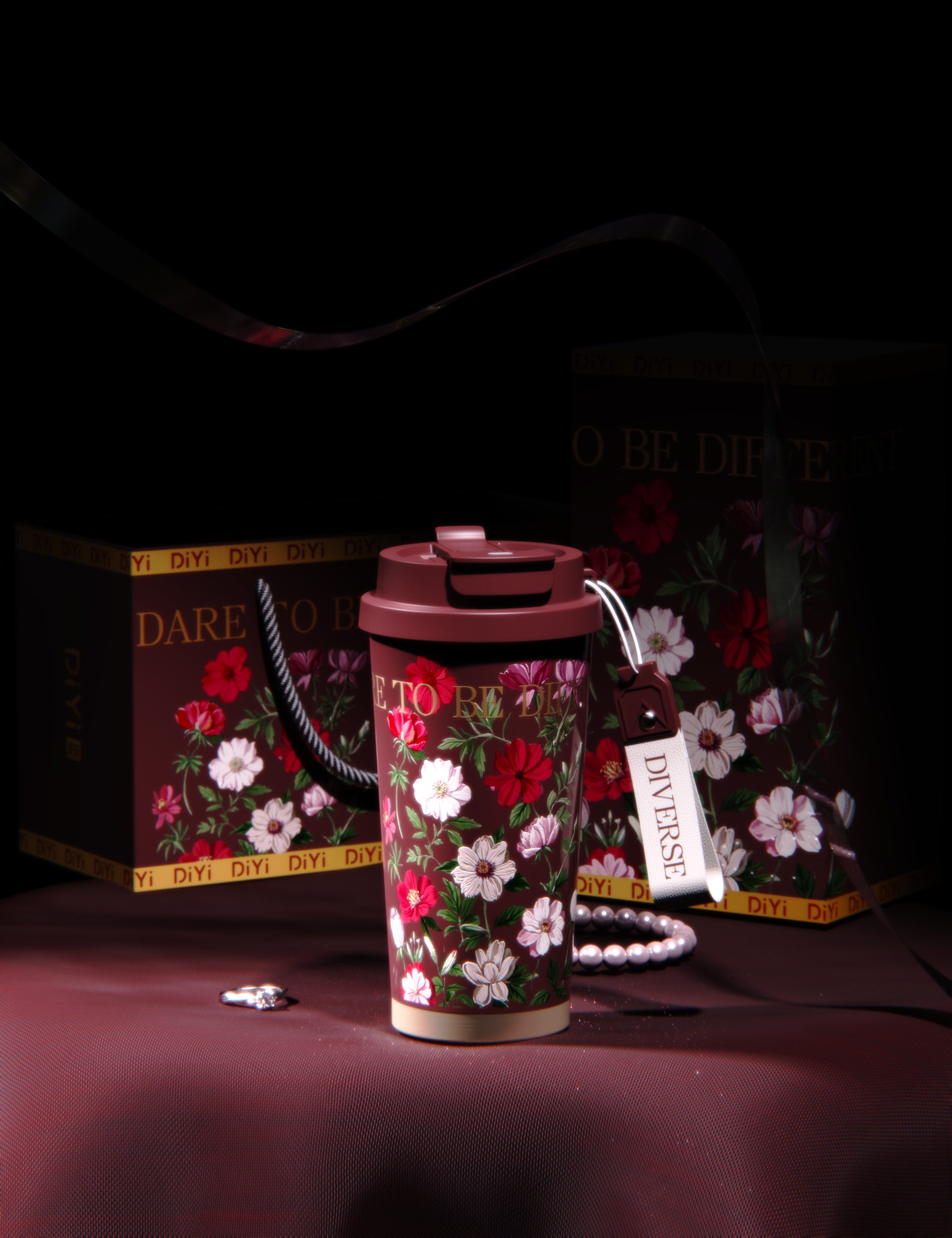 Water cup，coffee cup，keyshot，Render，