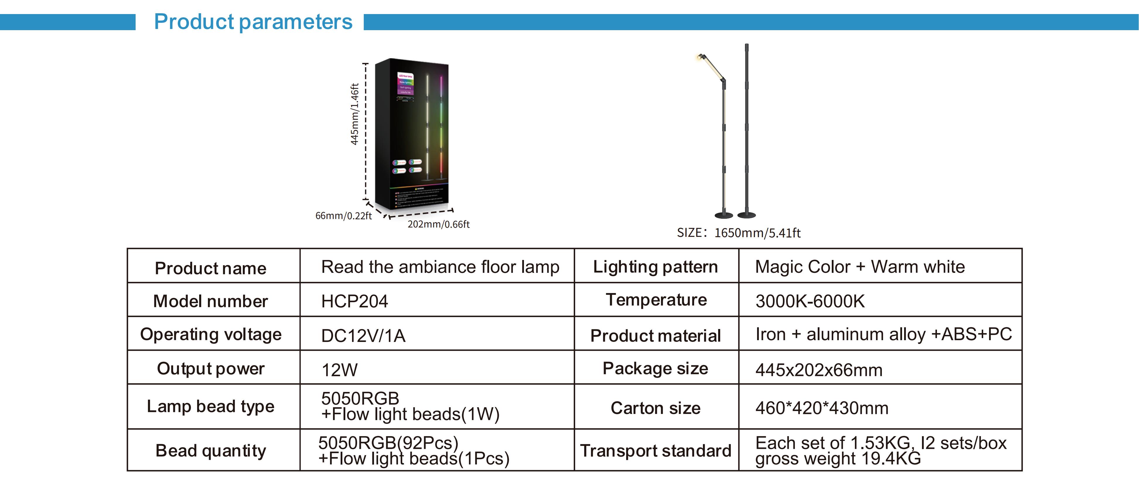 GVVOO HOME:DIY bluetooth floor lamp，Floor lamp，Atmosphere lamp，