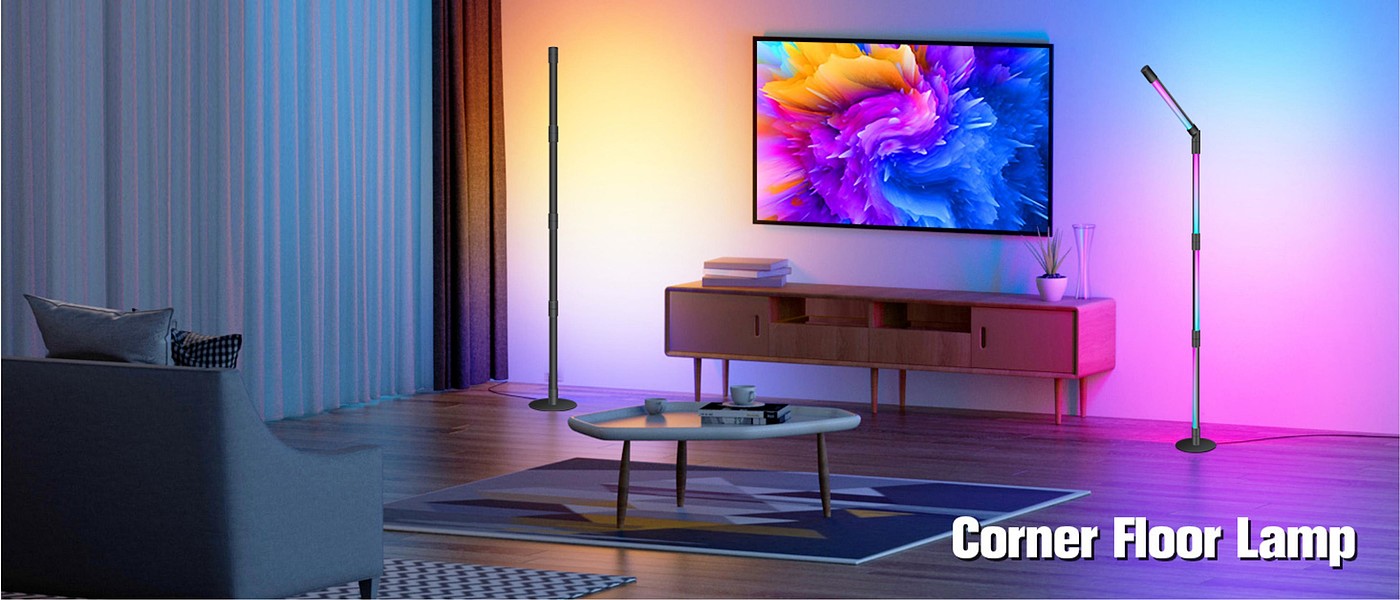 GVVOO HOME:DIY bluetooth floor lamp，Floor lamp，Atmosphere lamp，