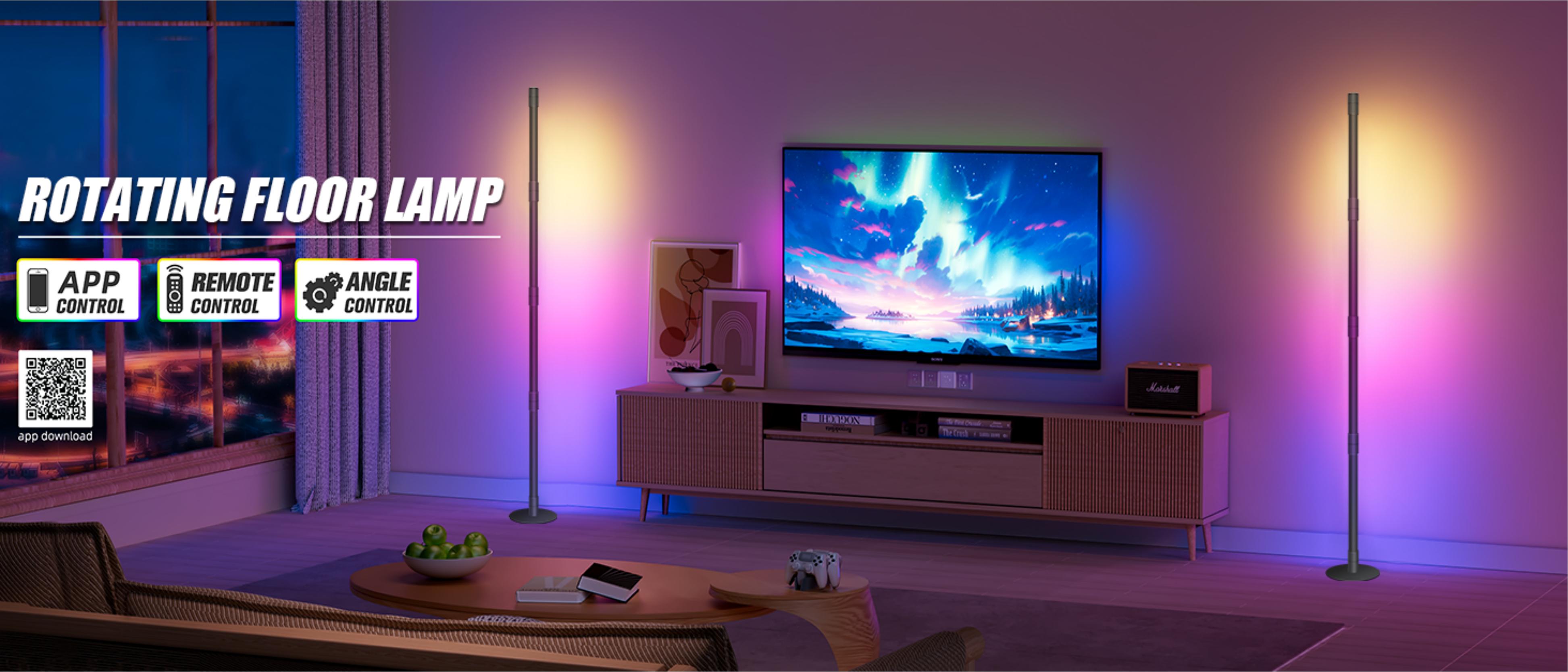 GVVOO HOME:DIY bluetooth floor lamp，Floor lamp，Atmosphere lamp，