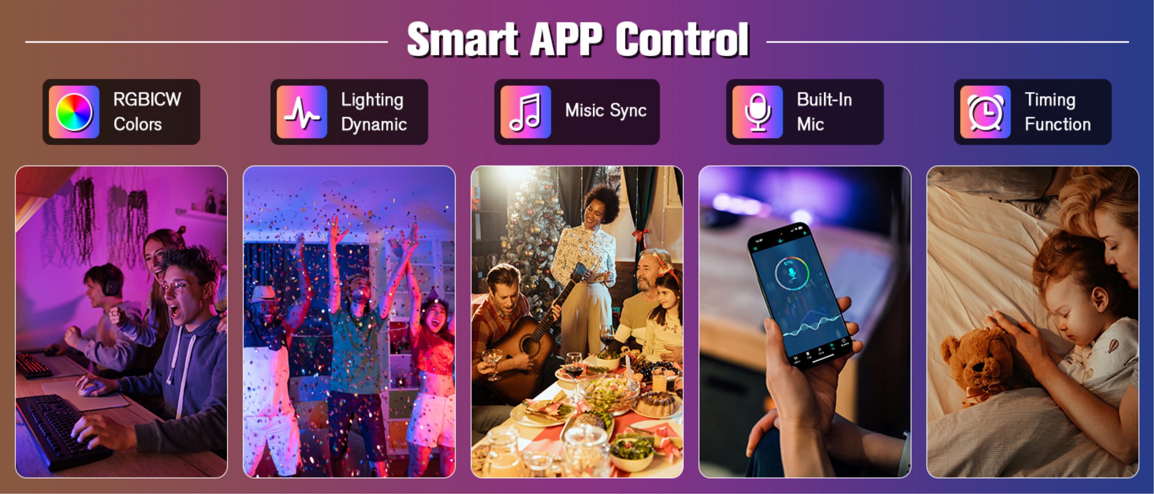 GVVOO HOME:DIY bluetooth floor lamp，Floor lamp，Atmosphere lamp，